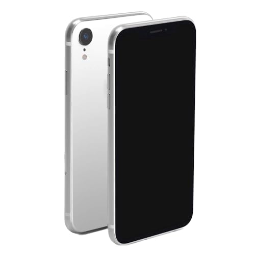 Image of Dummy Phone Like XR Fake Phone Model Replica Non-Working 6.1 inch Black Screen Without Logo 1:1 Scale XR-White