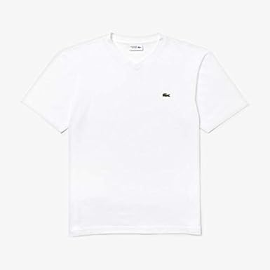 Logo Tennis V-Neck T-Shirt (White 