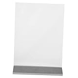 iplusmile Etiqueta De Precio De Acrílico Portanúmeros De Mesa Para Oficina Casa Tienda De Jardín Soporte De Material De Oficina Portátil Moderno Para Uso De Interior Para Casa