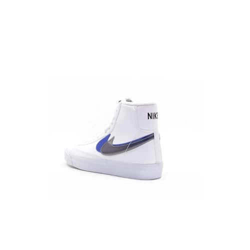 Blazer Mid 77 Grade School Lifestyle Shoes (White/Blue)2