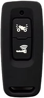 Coque Silicone Pour Clé Honda PCX, Vario, Forza, SH... - Protection Souple, Design Nid D'abeille, 2 Boutons (noir) - 7