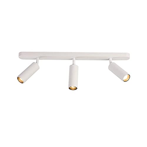 Spot de plafond orientable rond noir pour éclairage de couloir moderne