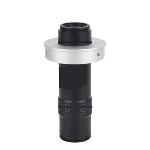 Cámara microscopio industrial evita soldaduras defectuosas con lente 130X y luz LED regulable