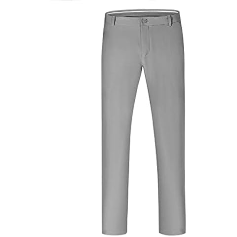 EAGEGOF Men Trousers Classic-Fit Leisure Outdoor Male Long Pants Stretch Golf Bottoms Office Warm Sports (N9AWK046-Dark Gray-30) Cover