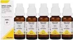ADEL - 57 Single Homeopathic Remedies (Pack of 5) - by Healthcart_17