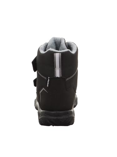 Boy's Modern Snow Boot, Schwarz Hellgrau 0000, 0 UK Wide3
