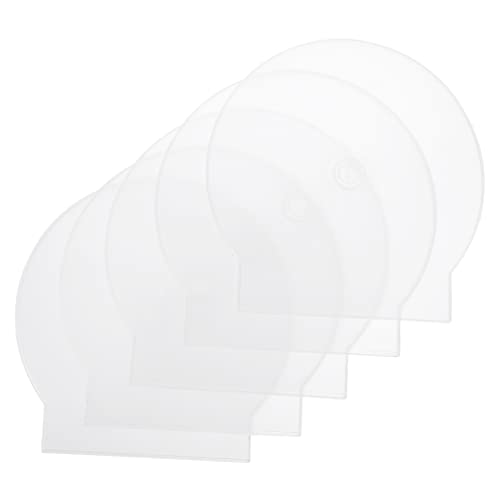 HOODANCOS 20Pcs CD Case Thickened Transparent Plastic Optical Disc Storage Box Compact and Lightweight Design for CD Dvd Protection and Organization