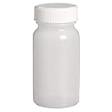 Wheaton Science Products W218826 HDPE Wide Mouth Round Packer Bottle, Natural Color, 950 mL Capacity (Case of 72)