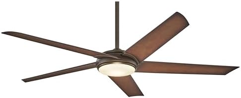 MINKA-AIRE F617L-ORB/AB Raptor LED 60 Inch Ceiling Fan with Remote Control, Oil Rubbed Bronze