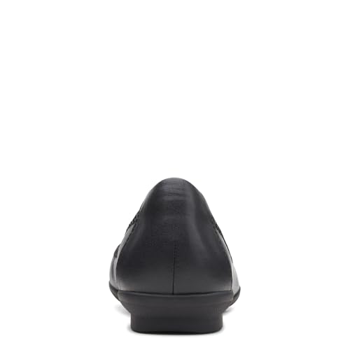 Clarks 26163401-003 Women'S Sara Bay Ballet Flat, Black Leather thumb #6