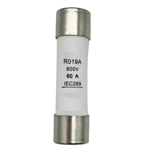 Tubo fusible cerámico R019A de 40A para evitar sobrecargas en redes de 600V