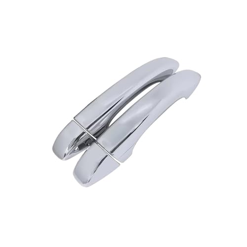 Car Outer Door Handle Replacement for Megane 4 IV MK4 BFB 2016 2017 2018 2019 2020 2021 Car Exterior Chrome Atuo Door Handle Cover Trim C 2 Smart Button(A No Smart Button)