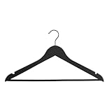 Encoches latérales anti-glisse : Les deux encoches sur les épaules du cintre empêchent les vêtements à bretelles de glisser. Vous pouvez désormais accrocher vos robes et chemisiers sans prendre peur qu'ils glissent du cintre.
