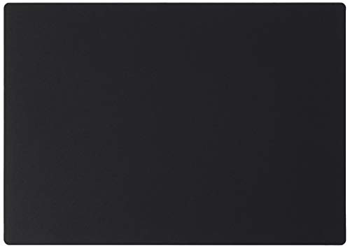 Artistic Antimicrobial Black Desk Pad, 12" x 17" | Non-Glare Desk Pad Protects