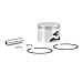 Caruner Metal 36CC Engine Double Ring Piston Kit RC Replacement Parts for Rofun Rovan BAHA Baja 1/5 5B 5T 5SC RC Car