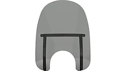 Memphis Shades MEB42112 Memphis Slim Windshield (7in. Cutout) - 17in. - Night Shades Black Smoke Gray