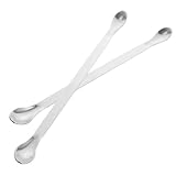 Mikikit 2 pièces Cuillères de Prélèvement Acier Inoxydable Lot de Cuillères Érgonomi...