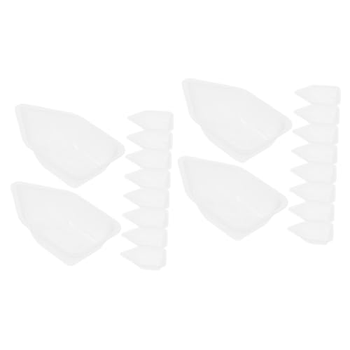 BELLIFFY 2sets Fishing Scale Weighing Boats Lab Weighing Dishes Measuring Weigh Boats 20pcs*2