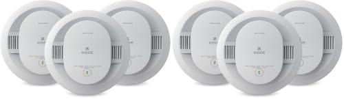 Image of Kidde Smoke Detector, AA Battery-Powered, 20SDR, 6 Pack