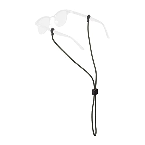 Chums Slip Fit Rope Glasses Retainer - Unisex Adjustable Eyewear Holder Sunglasses Strap (Olive), One Size (12121122)