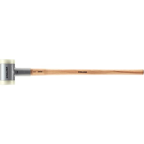 HALDER Schlegel, mit schwingungsdämpfendem, ergonomisch geformtem und lackiertem Hickorystiel | D=100 mm/Gewicht=5000 g | 3366.0S5