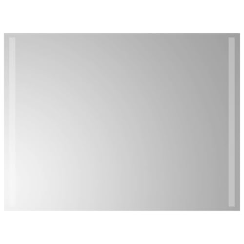vidaXL Espejo de Baño con LED Pared Vertical Horizontal Tocador Maquillaje Interruptor Táctil Impermeable Antivaho Luz Iluminación Ajustable