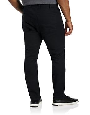 True Nation by DXL Men's Big and Tall Black Eco Tapered-Fit Stretch Jeans2