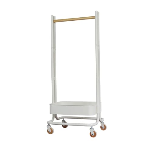 Belca(�x���J) �ߗގ��[ �L�b�Y�n���K�[ �o�X�P�b�g S���t�b�N2�� �L���X�^�[�t�� ��45×���s37×����107.5cm �z���C�g �n���K�[�o�[ �n���K�[���b�N ���ȏ� �����h�Z�����b�N BB-KH-W