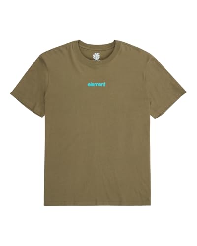Element T-Shirt Manche Courtes LOWCASE BP SS Homme Vert S