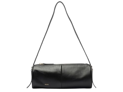 Bolsa Média Couro Baguete Arezzo Marrom Feminina