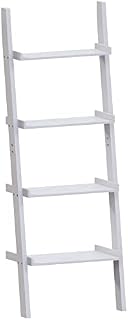 Amazon Brand - Movian - York 4-Tier Ladder Bookcase, 56 x 29 x 154 cm, White