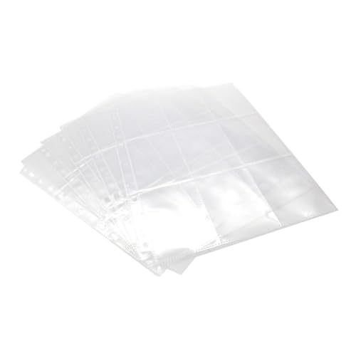 FUNNETOYU 20 Stück Transparente Sammelkarten Einsteckhüllen