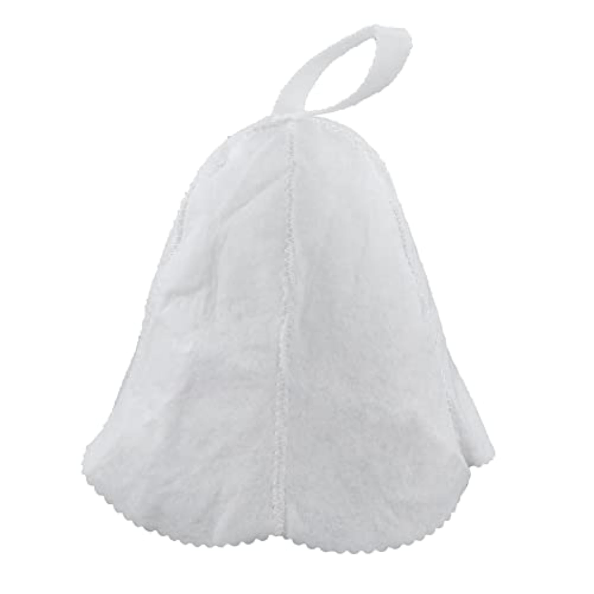 Sauna Cap Russian Banya Hat, Natural Wool Felt
