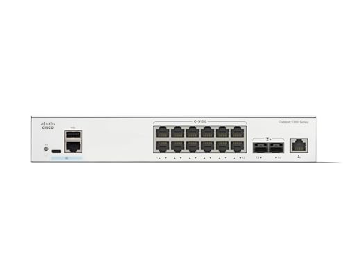 Image of Cisco Catalyst 1300-12XT-2X Managed Switch, 12 Port 10G Copper, 2x10GE SFP+, Limited Lifetime Protection (C1300-12XT-2X)