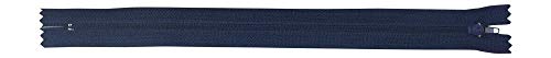 Image of Mandala Crafts 40 PCs Navy Blue Closed-End 34 Inch Nylon Zippers for Sewing