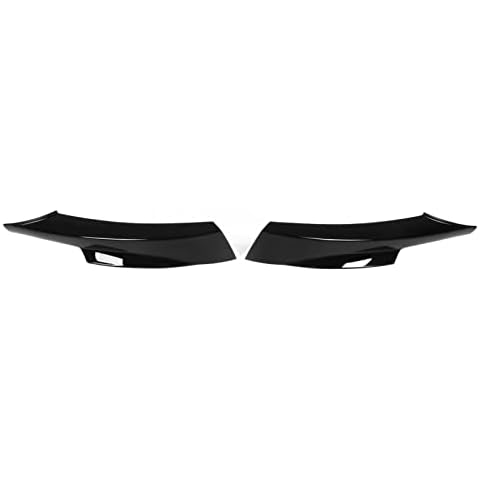 Fockety Front Bumper Lip, 2 Pcs Car Front Bumper Spoiler Splitter Body Kit Compatible with E90 M Sport LCI Sedan 2009-2012, Left Right Car Spoiler, Front Lower Bumper Protector Guard (Glossy Black) Cover
