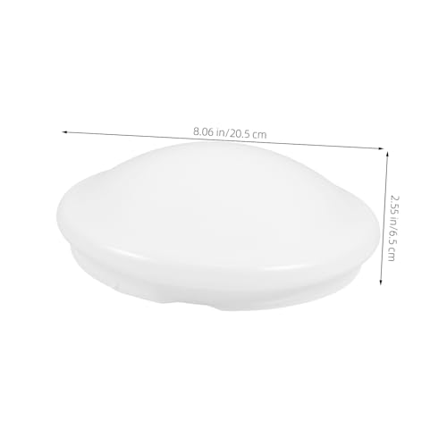 Image of Round Ceiling Light Cover Sturdy Light Fixture Shade for Versatile Home Use for Bedroom Kitchen Office and More Secure Fit and Stylish Design