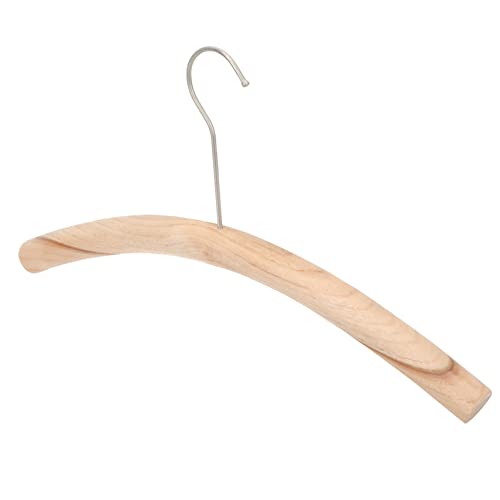 Ciieeo Wooden Clothes Hanger Sturdy Simple Design for Clothes Drying Rack for Garden Farmhouse Decor for Skirts Coats Sweaters Premium Quality Storage