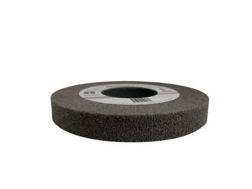 Image of Sungold Abrasives 50038 Sunbrite Countour Brush Silicon Carbide S-VFF 8 inch Diameter x 2 inch Thick x 3 inch Hole, 1 Wheel