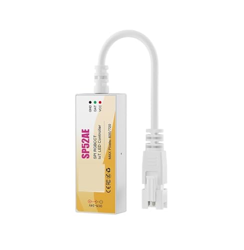 Contrôleur LED SP52XE SPI RGBCCT avec tension variable DC5V-24V