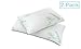 All American Collection Soft Home Bedroom Premium Hotel Quality 2pc Pillow Shredded Memory Foam for Sleeping (Queen, White)
