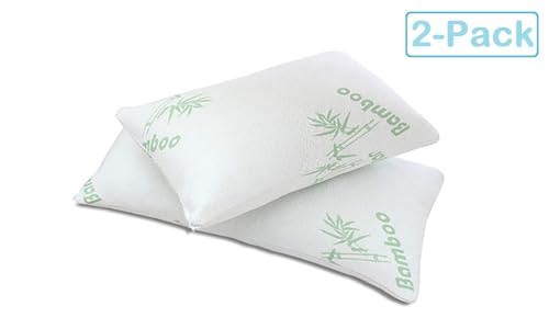 Set 2 Almohadas Espuma Viscoelástica Queen Blanca miniatura 3