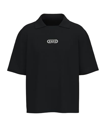 Polo Wardrobe JAKO Noir Taille M Unisexe : T-Shirt Col Boutonné Chic