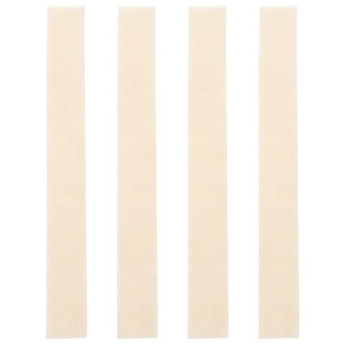 CHICAMPERA 4個 管楽器用自粘着フェルトパッド クラリネット フルート トロンボーンのキー音軽減 摩擦防止 衝撃吸収 練習用消音アクセサリー