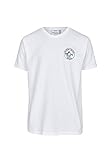 cleptomanicx faster t-shirt  Cleptomanicx Above it T-Shirt Herren Shirt weiß (White, S, s)