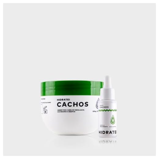 Hidratei Máscara Cachos Creme de Tratamento + Booster Tratamento