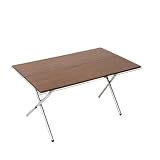 Genérico Mesa Plegable for Camping y Exteriores, Accesorio Tipo Maleta for el hogar(Folded in Half)