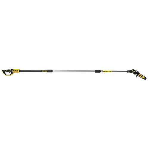 DEWALT 20V MAX* Pole Saw and Hedge Trimmer Attachment, 15-foot Reach, Brushless, Tool-Only (DCPS620B & DCPH820BH)