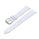 DSGVFNE Ajuste de la correa muñeca cuero unisex for el ajuste Casio for Huawei for hebilla acero inoxidable 12 14 16 18 20 22 24mm relojes reemplazo a prueba agua(39 EU,24mm)