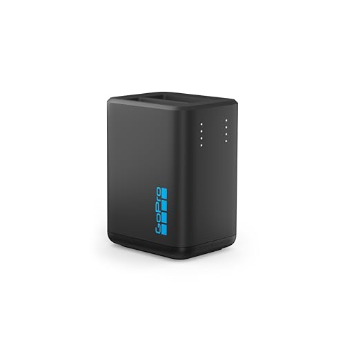 Image of GoPro Dual Battery Charger + 2 Rechargeable Enduro Batteries (HERO13 Black) - Official GoPro Accessory | Origin France. Safe packaging. Delivery with invoice including VAT